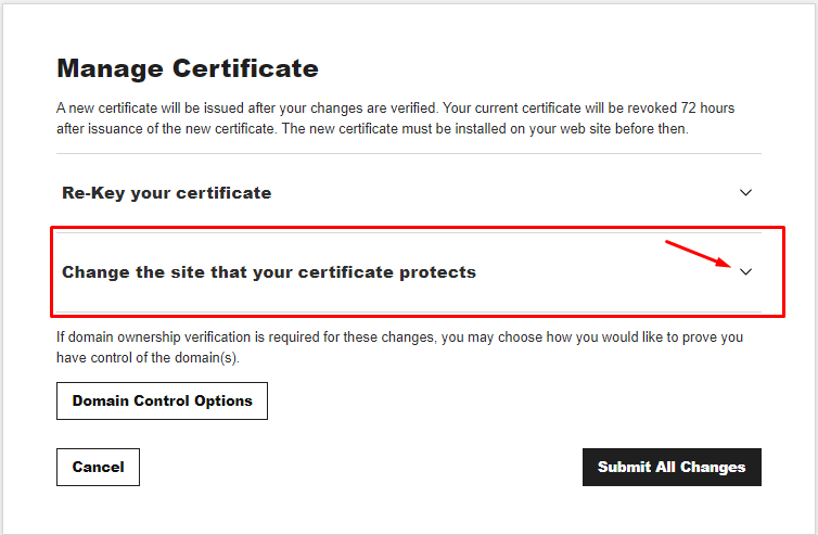 Request an SSL certificate
