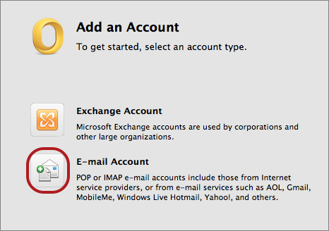 Outlook Mac Add Account
