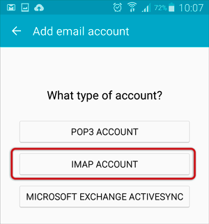 Samsung Account Type